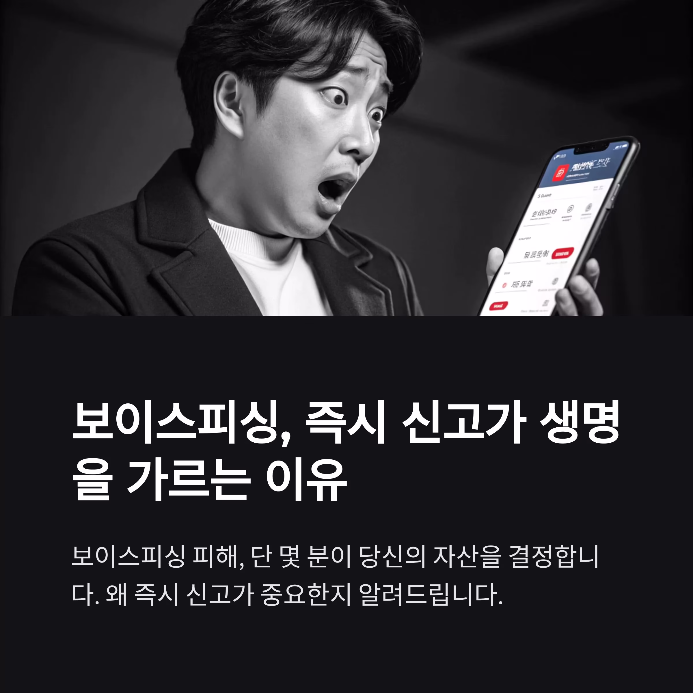 보이스피싱 당했다면? 신고는 한시라도 빨리 해야 하는 이유