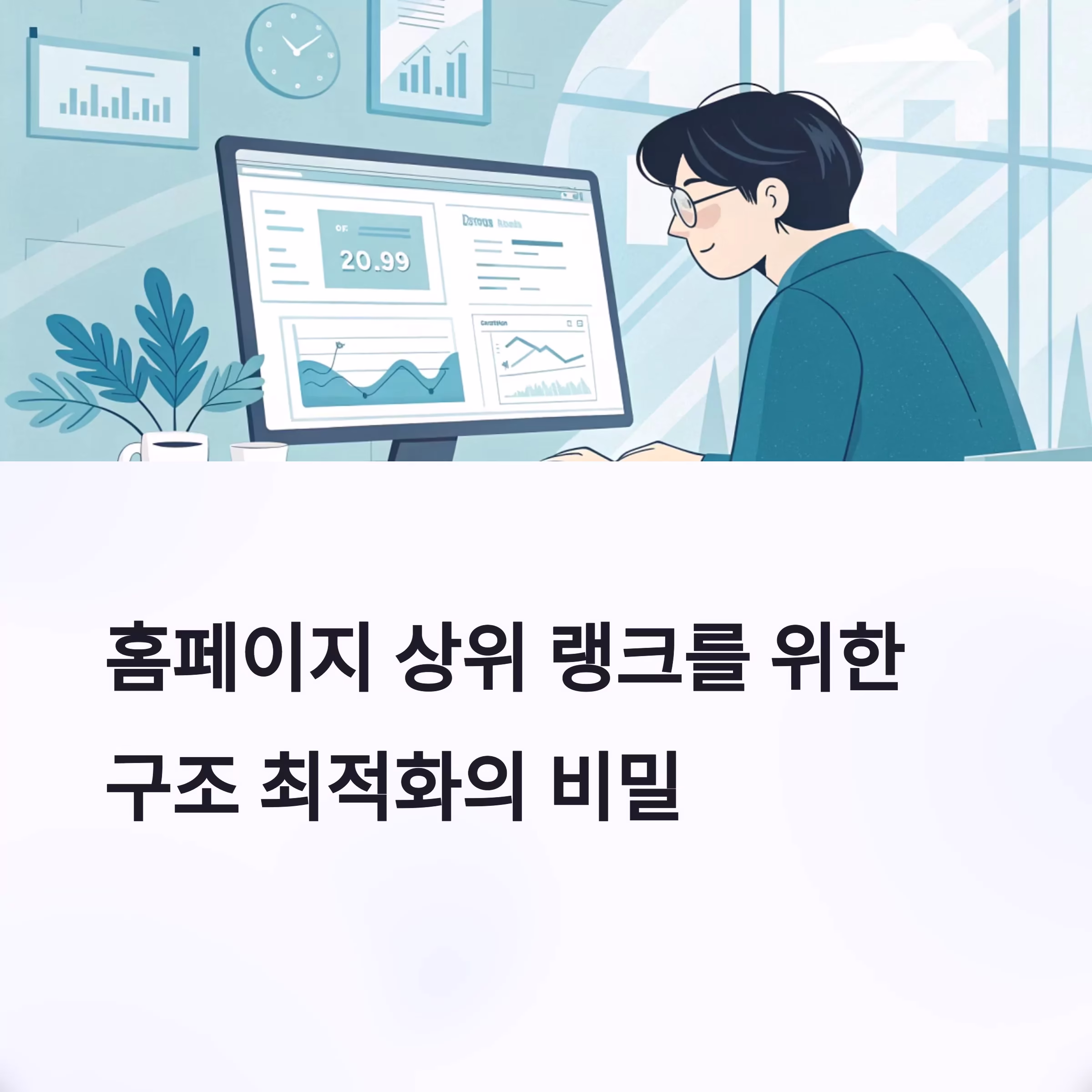 홈페이지 상위 랭크를 위한 구조 최적화 전략