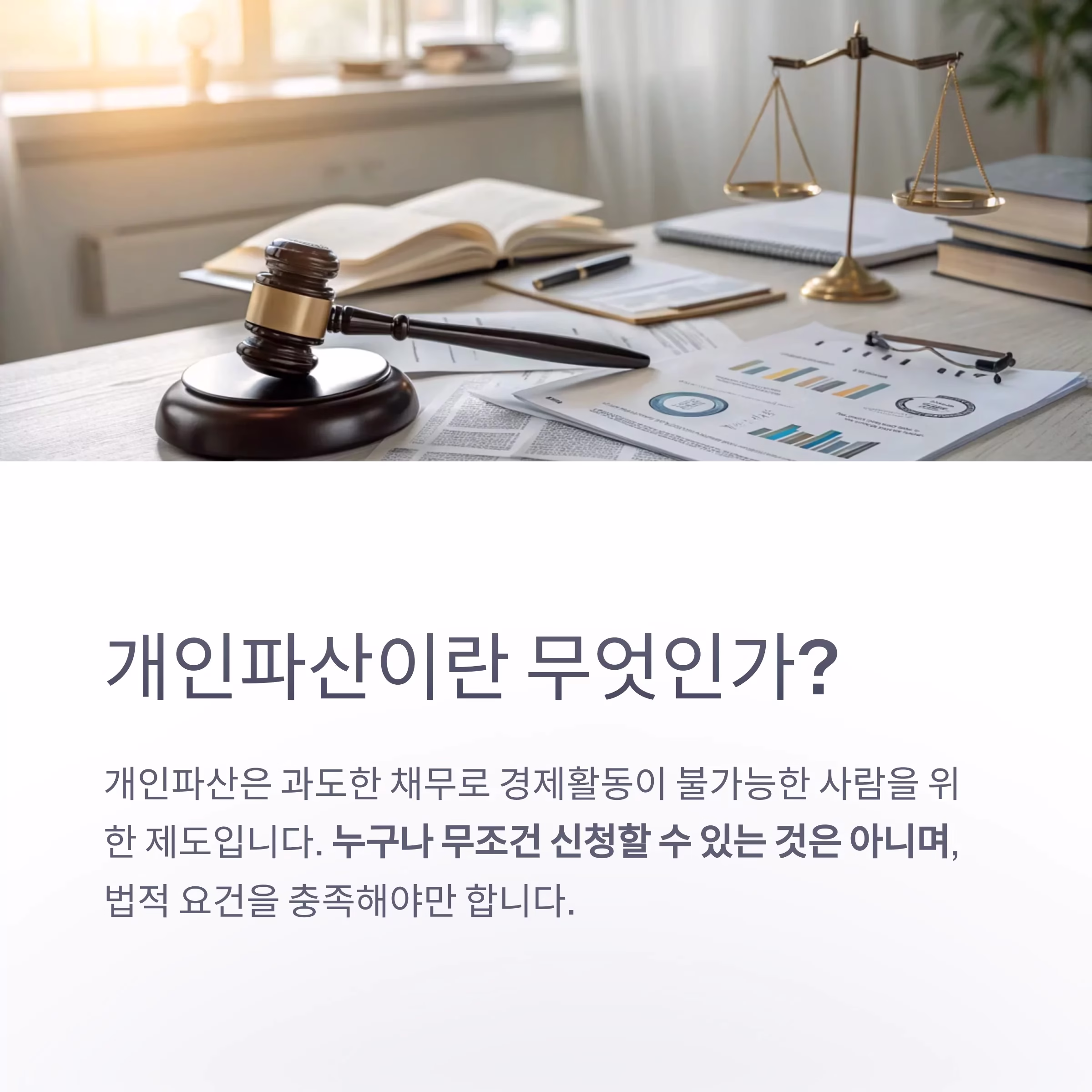 개인파산 신청 자격, 누구에게나 열려 있을까?