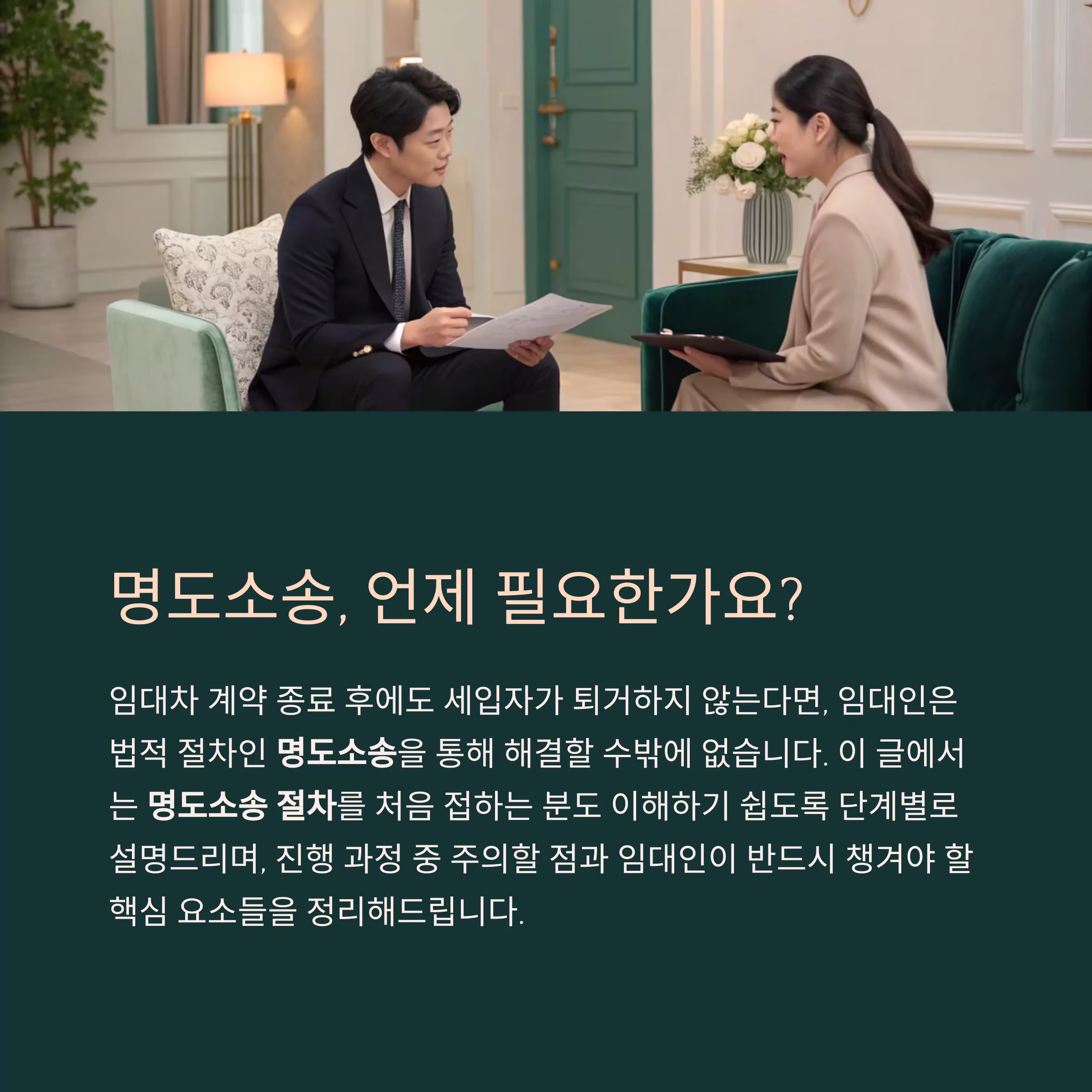 임대인을 위한 명도소송 절차 완벽 가이드