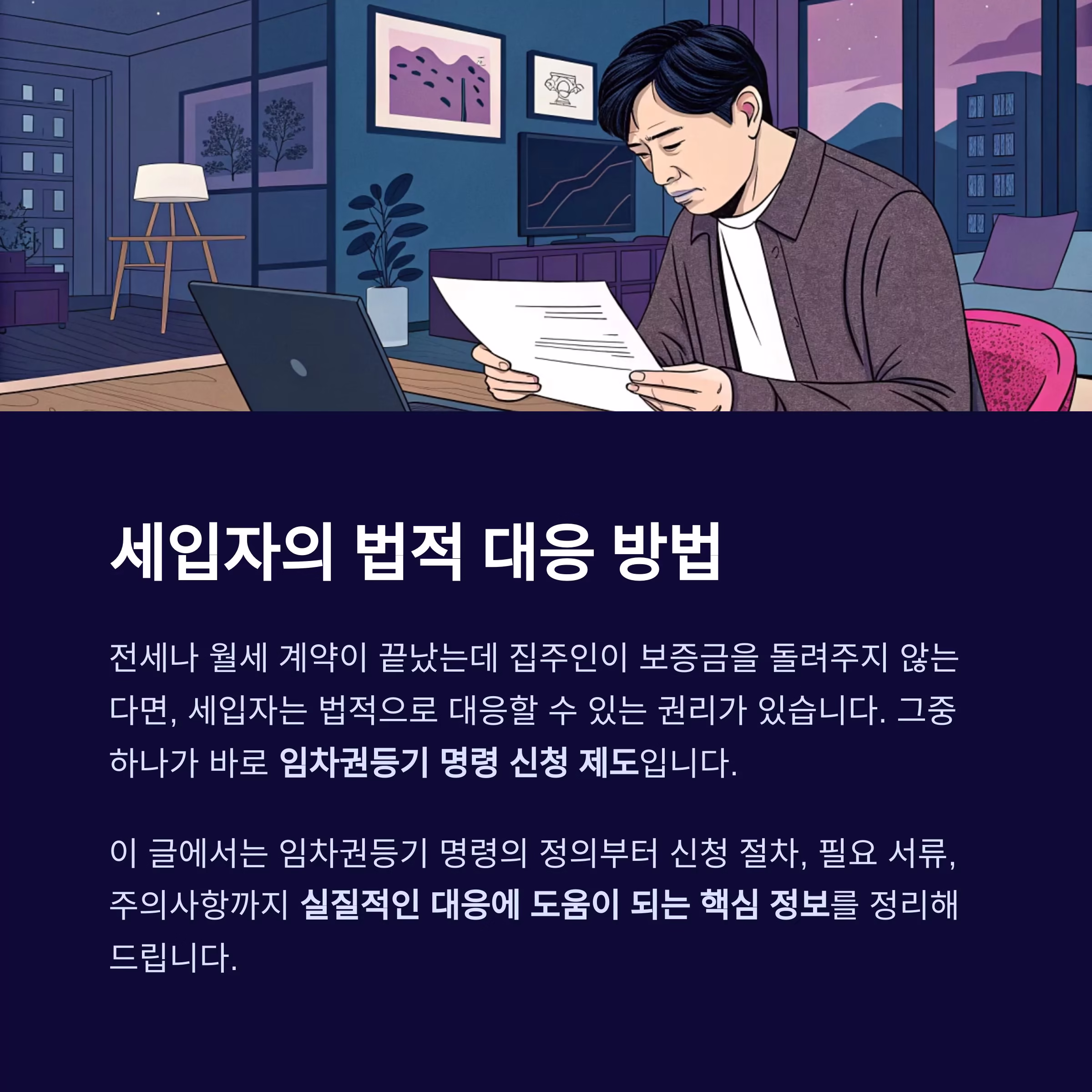전세 보증금 지키는 법, 임차권등기 명령 신청 A to Z