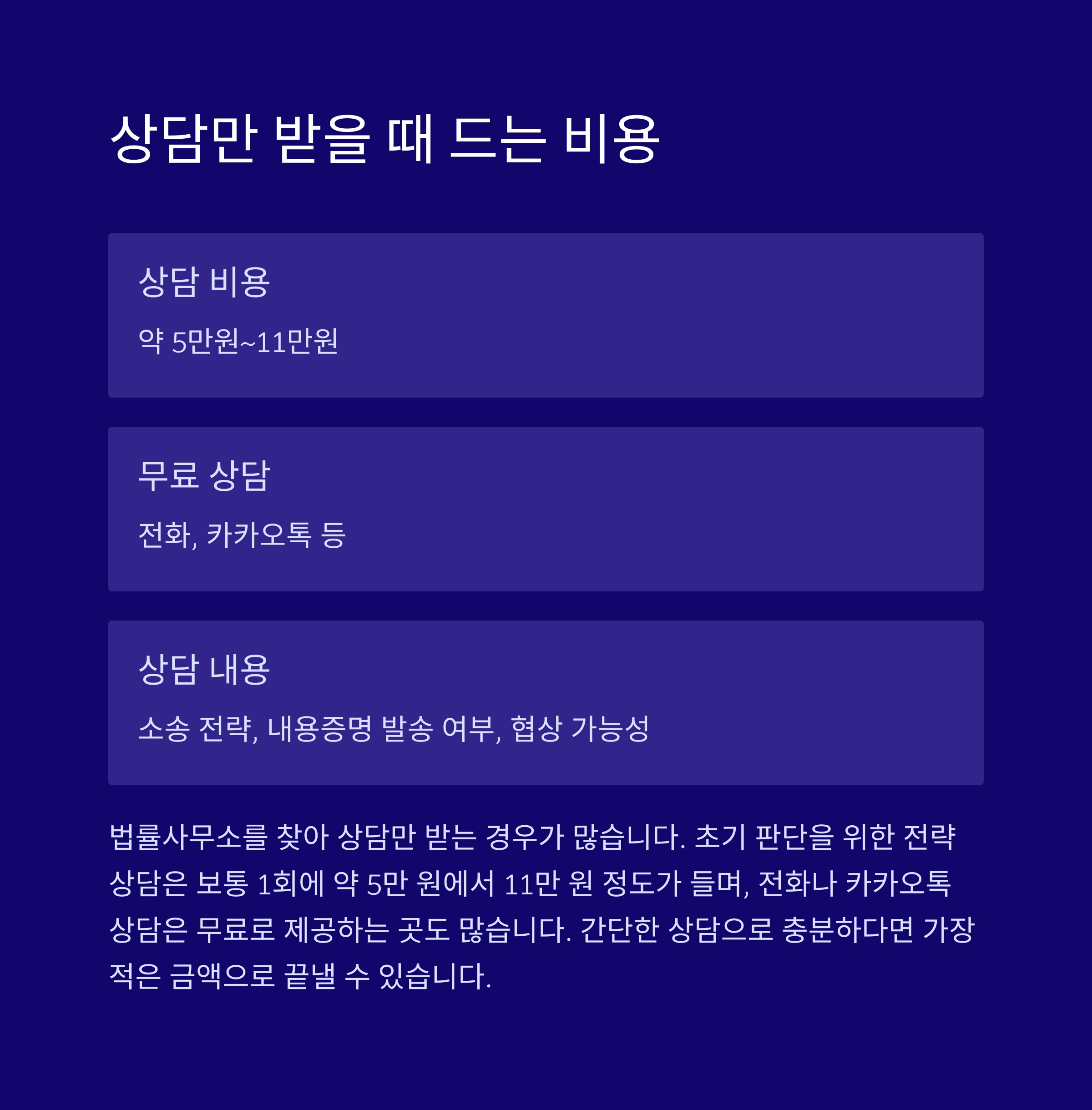 상간녀소송 비용, 사례별 총정리: 소송 전 꼭 알아야 할 현실비용